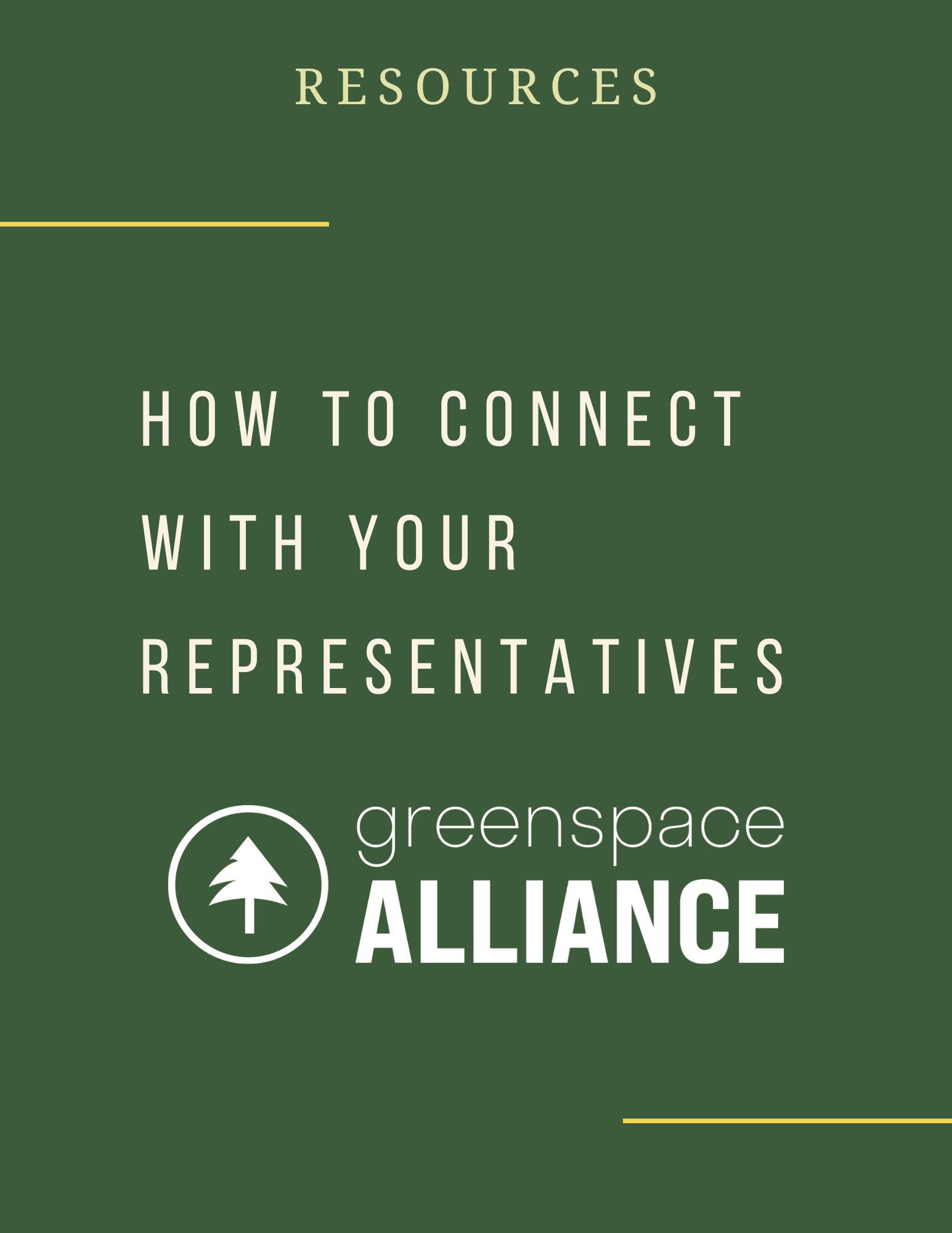 How To Connect with Your Representatives