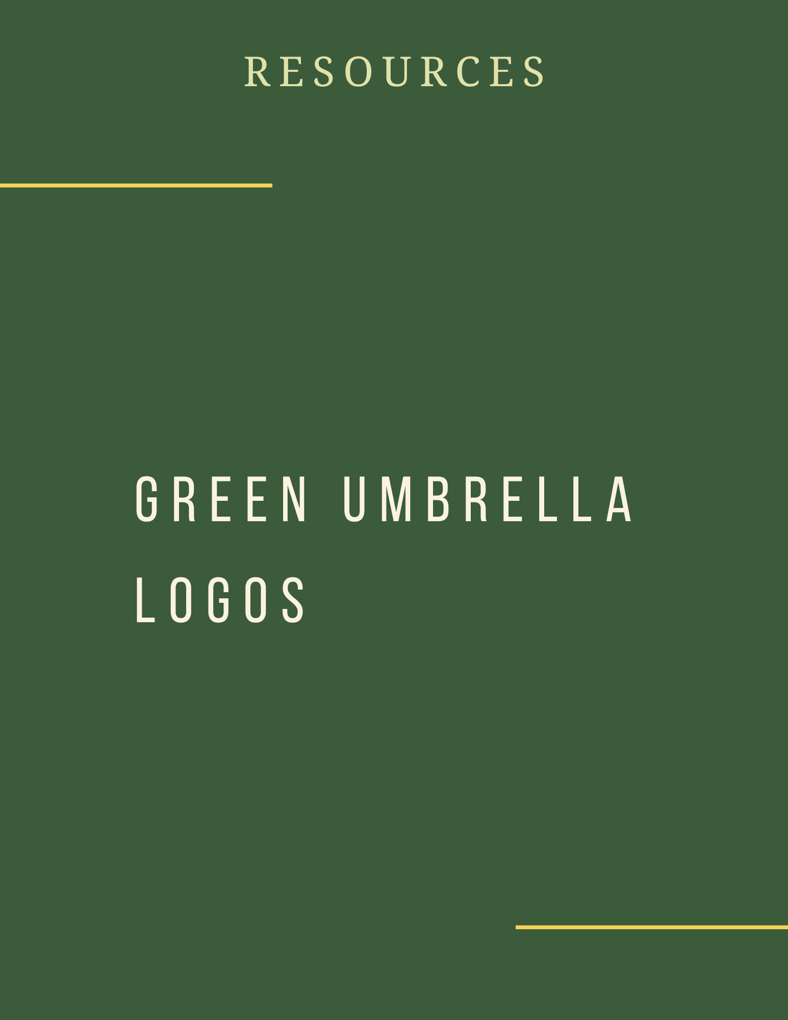 Green Umbrella Logos